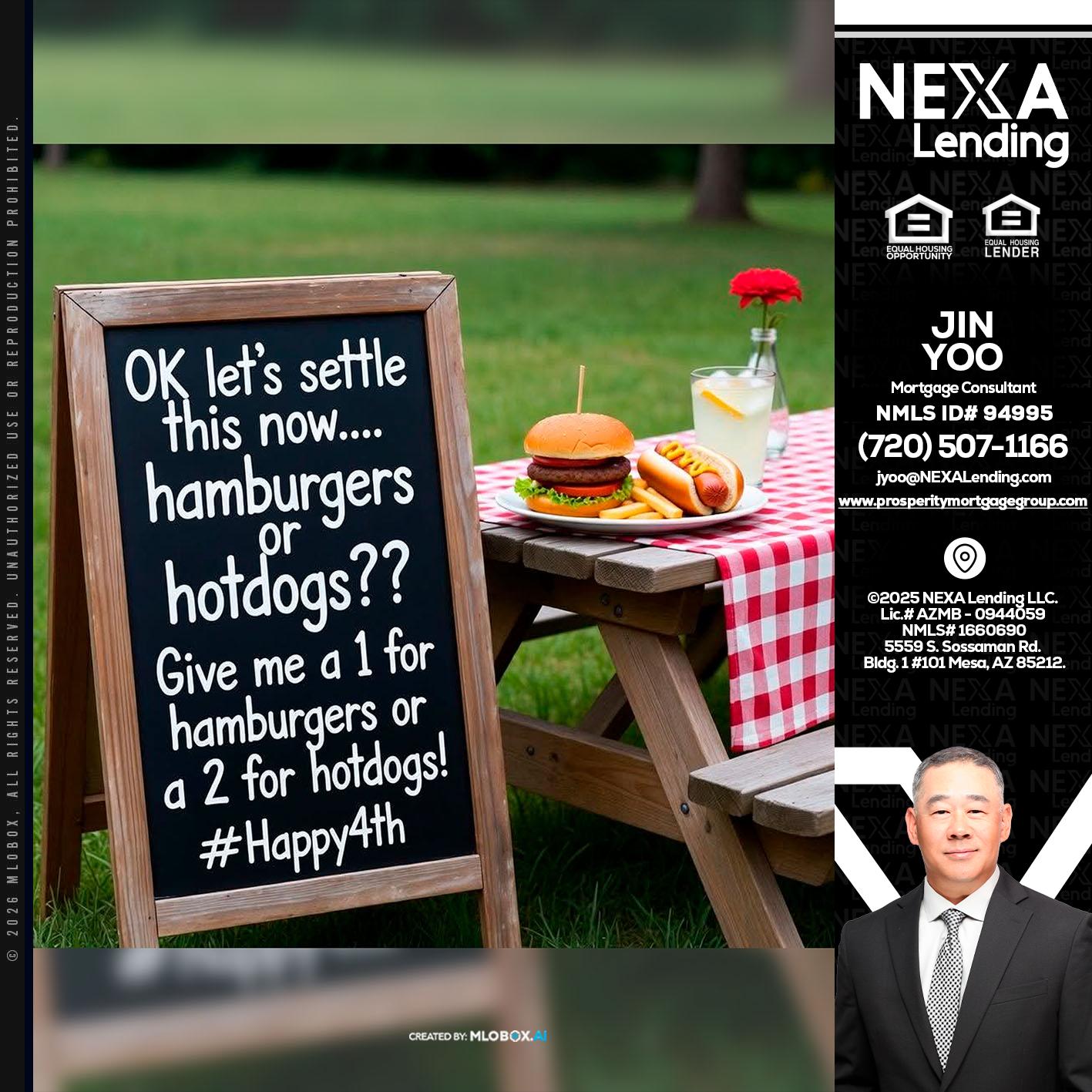 let settle this - Jin Yoo -Mortgage Consultant