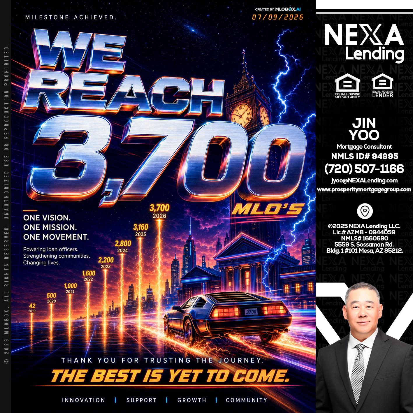 3700 MLOs - Jin Yoo -Mortgage Consultant