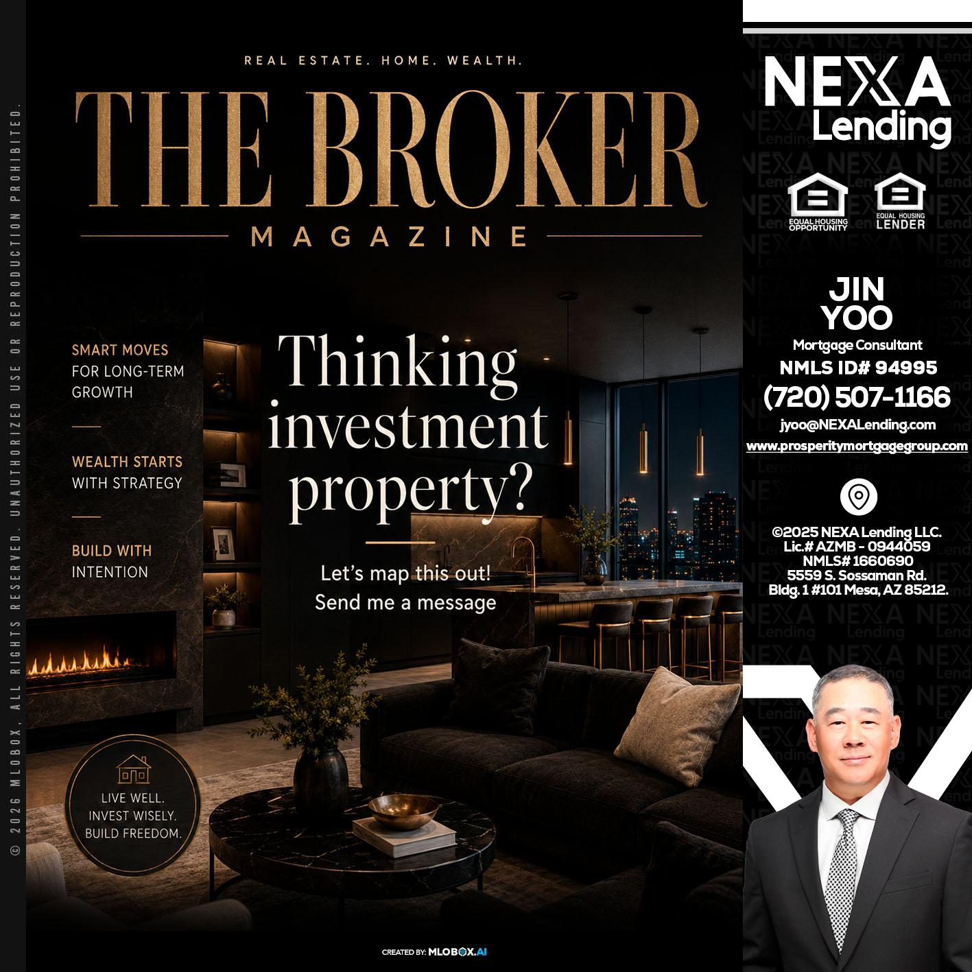 THE BROKER - Jin Yoo -Mortgage Consultant