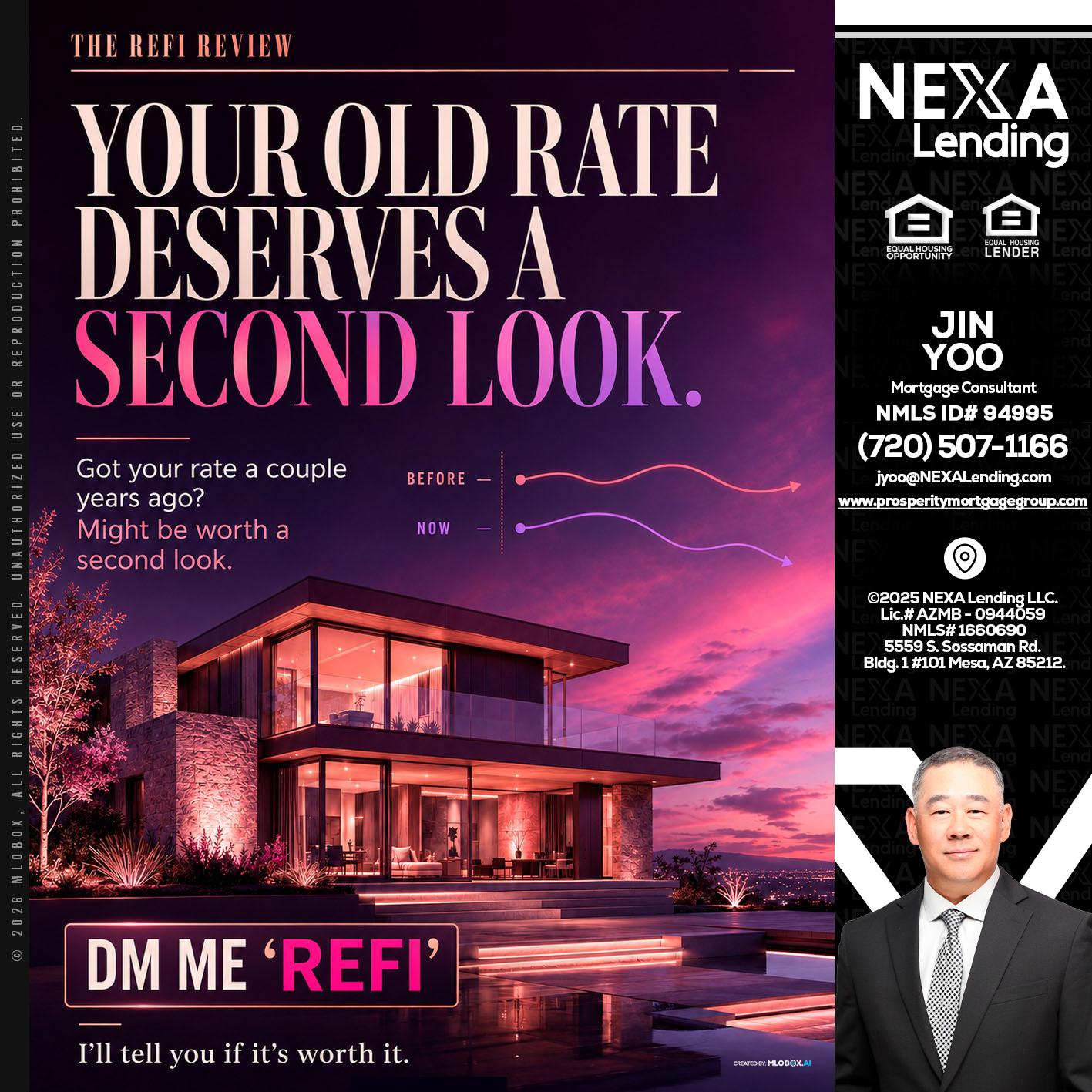 YOUR OLD - Jin Yoo -Mortgage Consultant