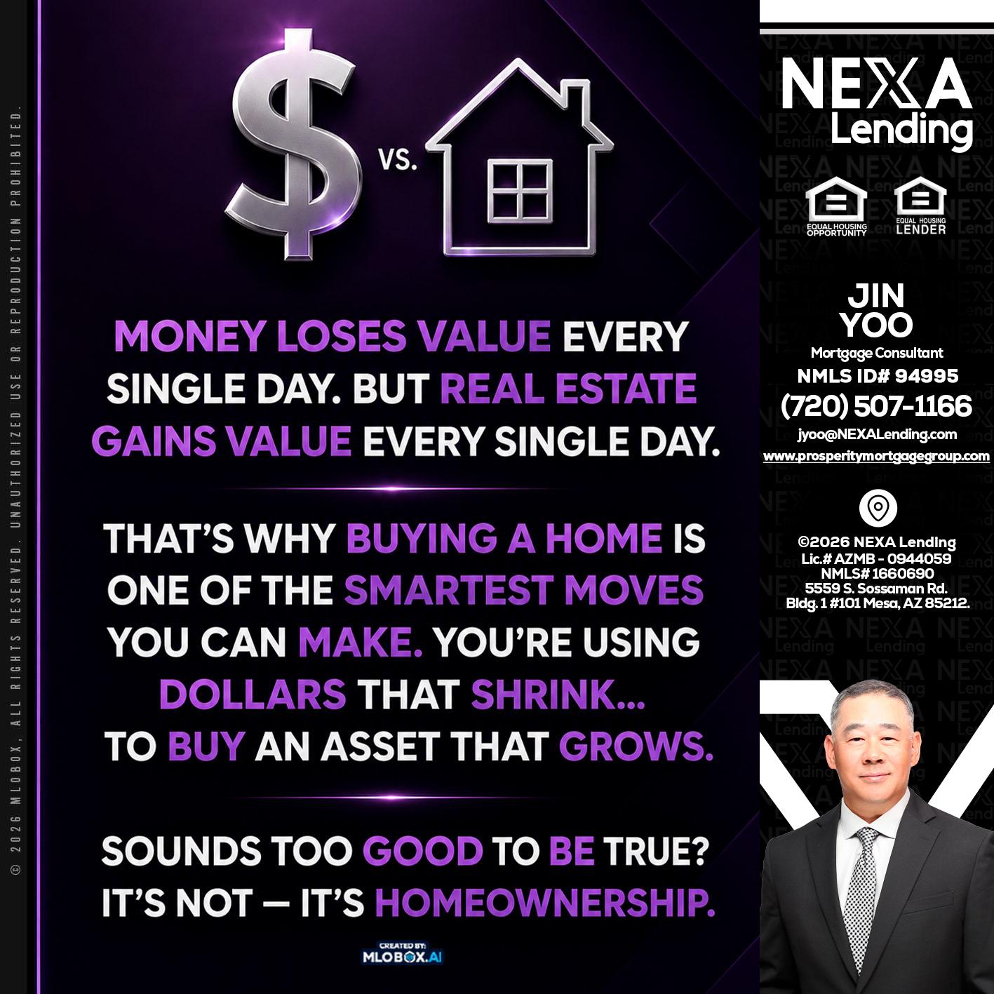MONEY LOSES - Jin Yoo -Mortgage Consultant