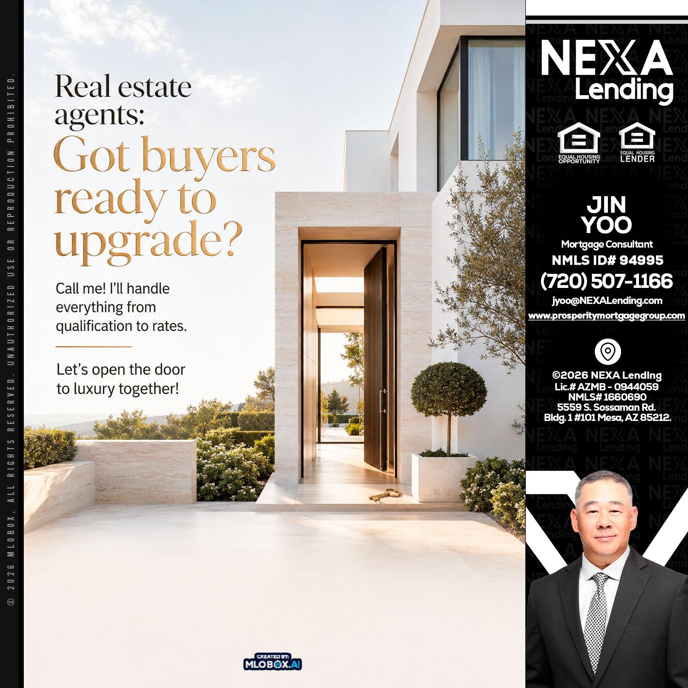 REAL ESTATE AGENTS - Jin Yoo -Mortgage Consultant