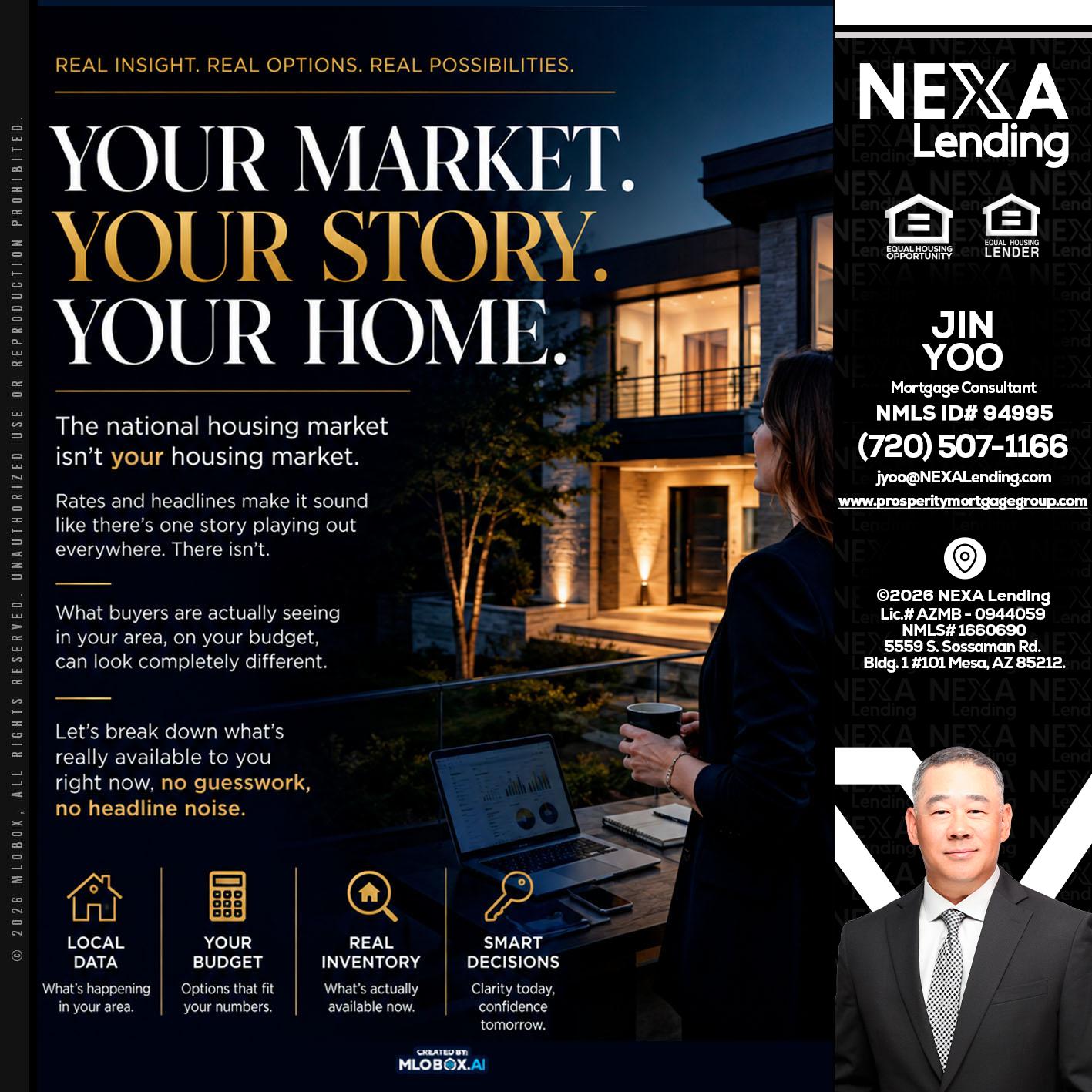 your market - Jin Yoo -Mortgage Consultant