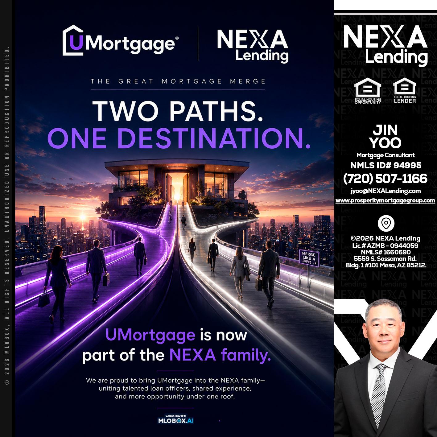two path - Jin Yoo -Mortgage Consultant