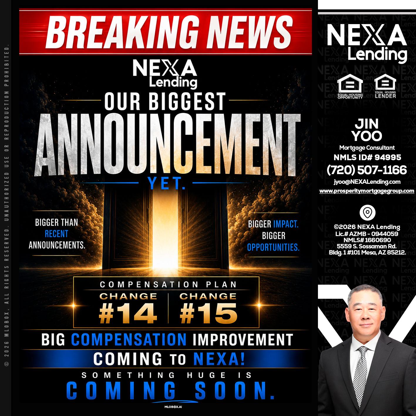 BREAKING NEWS - Jin Yoo -Mortgage Consultant