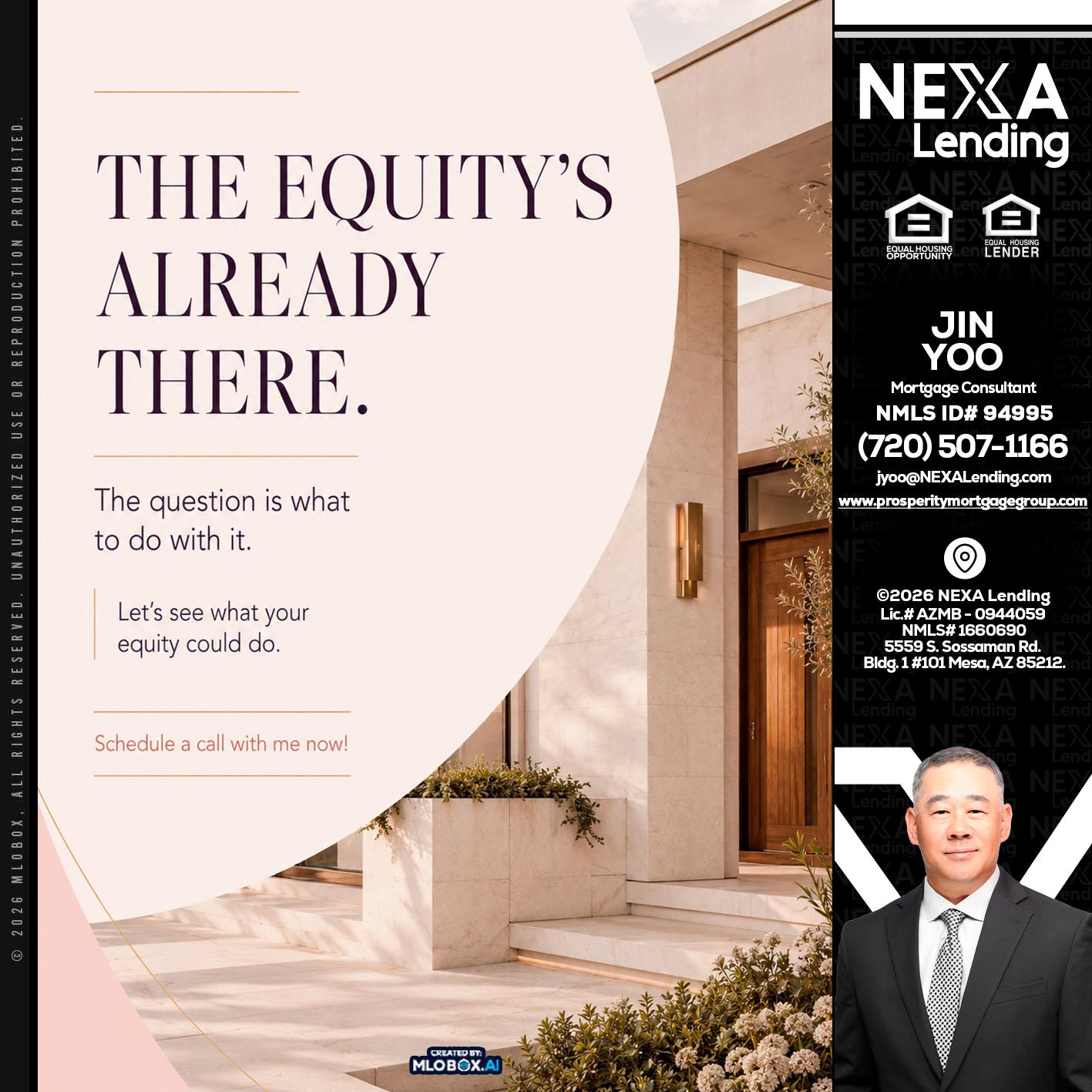 THE EQUITY'S - Jin Yoo -Mortgage Consultant