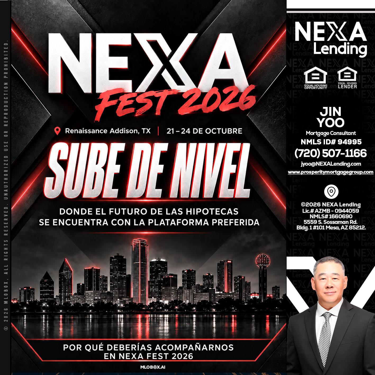 NEXA fest 2026 - Jin Yoo -Mortgage Consultant