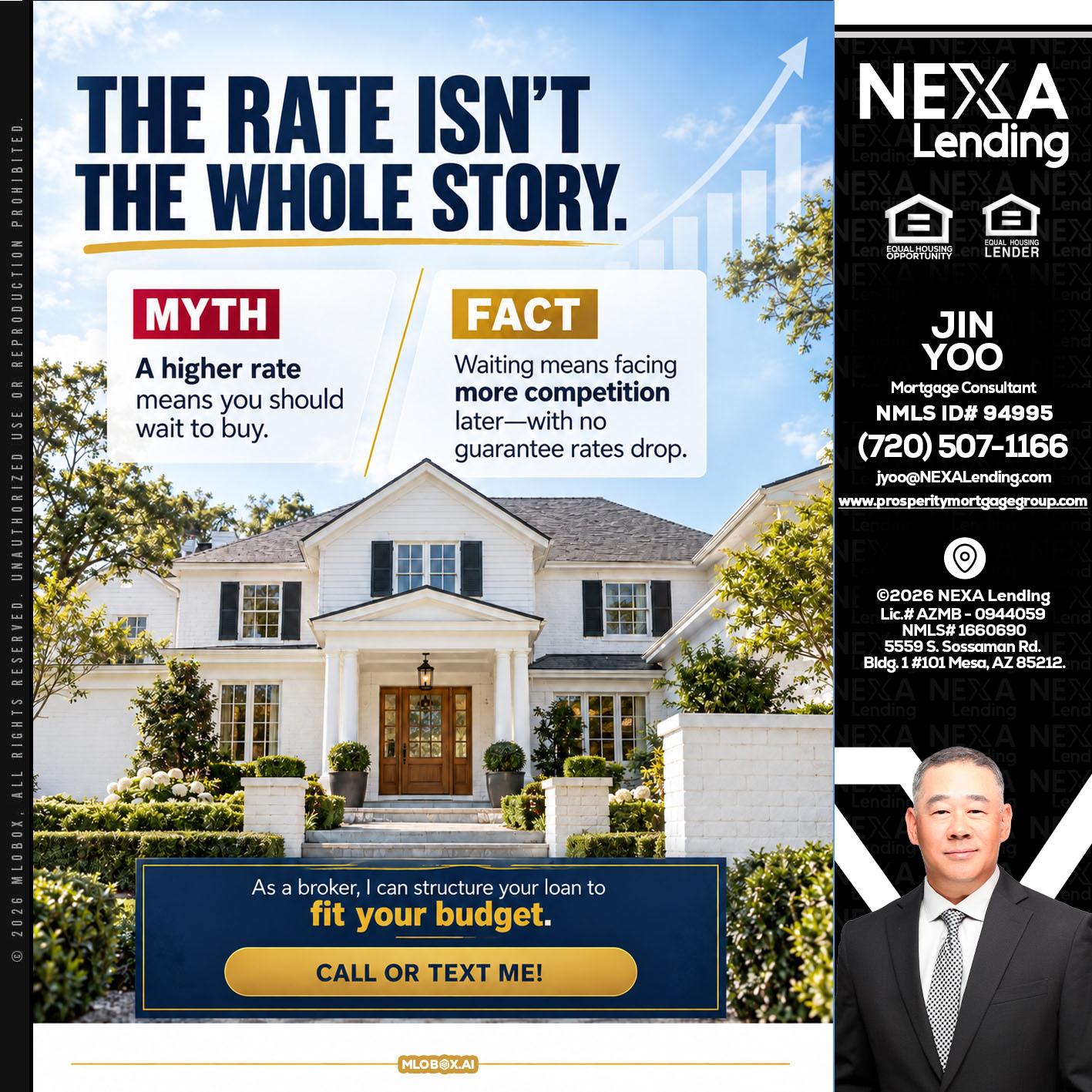 THE RATE ISNT - Jin Yoo -Mortgage Consultant