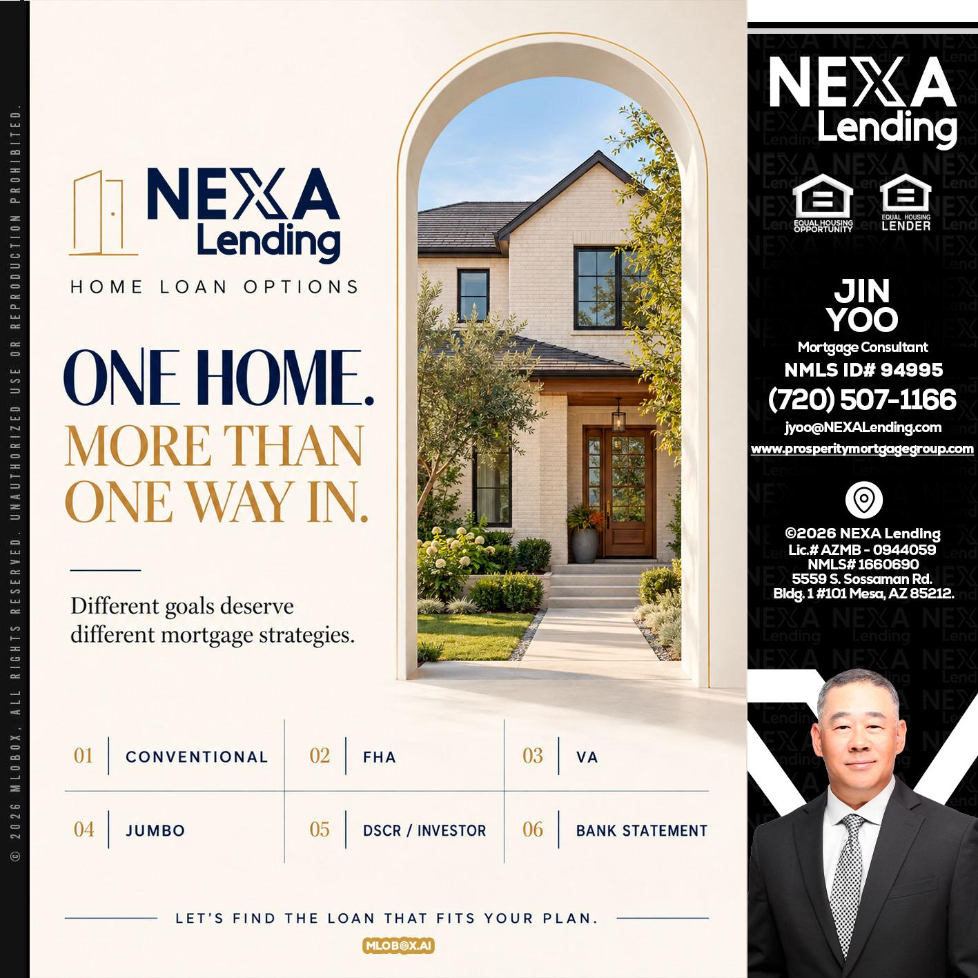 ONE HOME - Jin Yoo -Mortgage Consultant