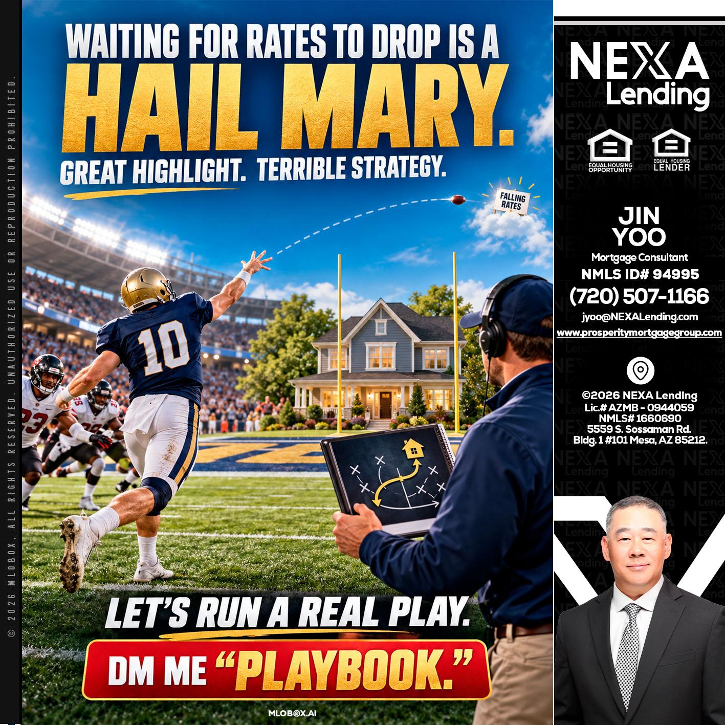 HAIL MARY - Jin Yoo -Mortgage Consultant